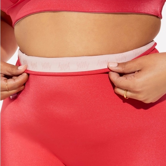 Yitty: Athleisure Shapeware -High Waist Shaping Shorts in Pink - Picture 4 of 13